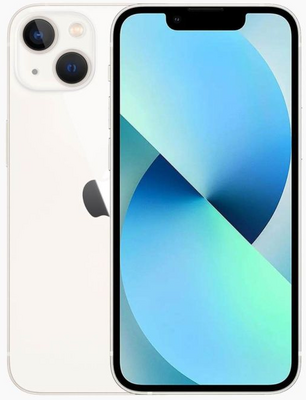 Nieuwstaat Apple iPhone 13 wit 128GB 6,1" + 12 maanden garantie op=op