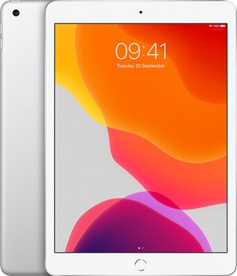 Magazijn opruiming Apple iPad 7 128GB (model 2019) 10.2" zilver WiFi (4G) + garantie