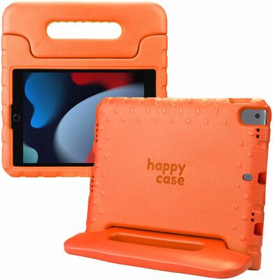 nieuwstaat Apple iPad 9 (model 2021) 64GB + beschermhoes oranje 10.2" WiFi (4G) + 12 maanden garantie