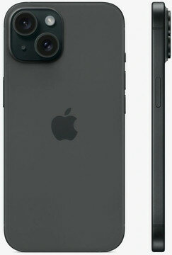 (Als) Nieuw Apple iPhone 15 (model 2023) zwart 256GB + 24 maanden garantie