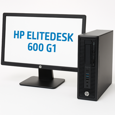 Magazijn opruiming Windows 7, 10, 11 HP computer Elitedesk 600G1 (i3/i5/i7) (Mem-2/4/8/16GB) (SSD-128/256/512GB/1TB) SFF + garantie