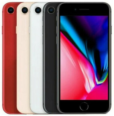 Voordeelbundel (10+ prijs) Apple iphone 8 zwart/zilver/rood 64GB (model 2016) + garantie