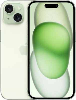 nieuwstaat Apple iPhone 15 (model 2023) 256GB groen + 12 maanden garantie