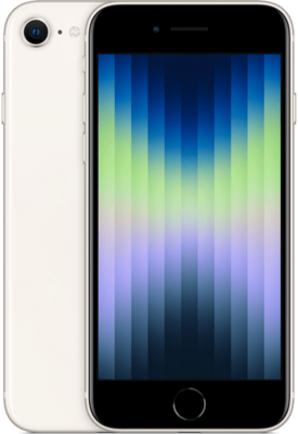 (als) Nieuw Apple iPhone SE (model 2022) wit 128GB + 24 maanden garantie
