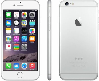 Apple Iphone 6 16GB 4,7" simlockvrij white silver + garantie