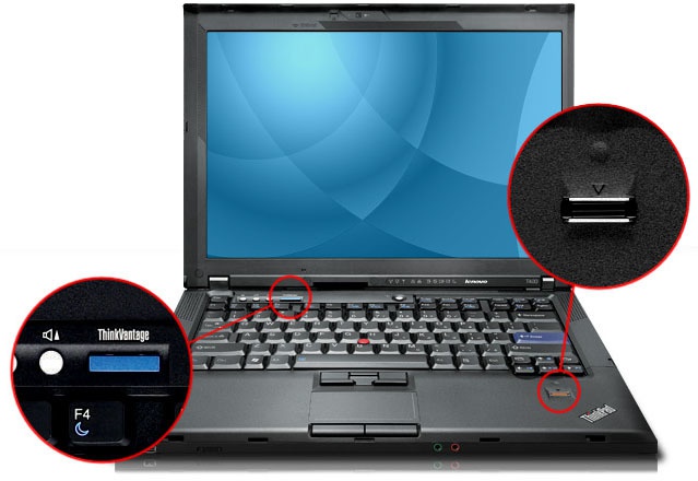 Windows XP of 7 Pro Lenovo Thinkpad T500 C2D-P8400 2GB 250GB 15.4 inch + Garantie