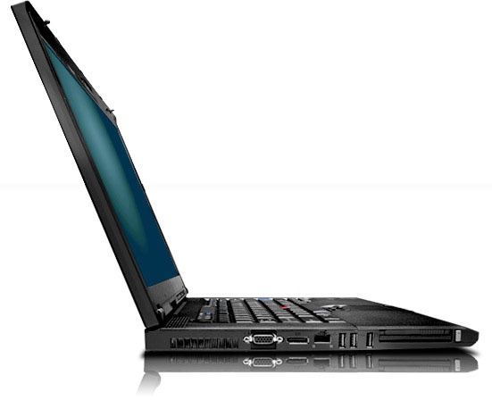 Windows XP of 7 Pro Lenovo Thinkpad T500 C2D-P8400 2GB 250GB 15.4 inch + Garantie