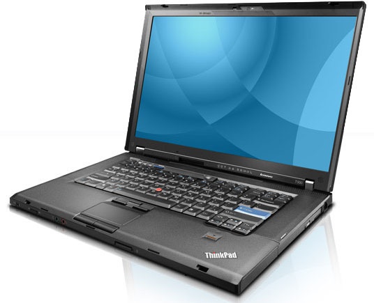 Windows XP of 7 Pro Lenovo Thinkpad T500 C2D-P8400 2GB 250GB 15.4 inch + Garantie