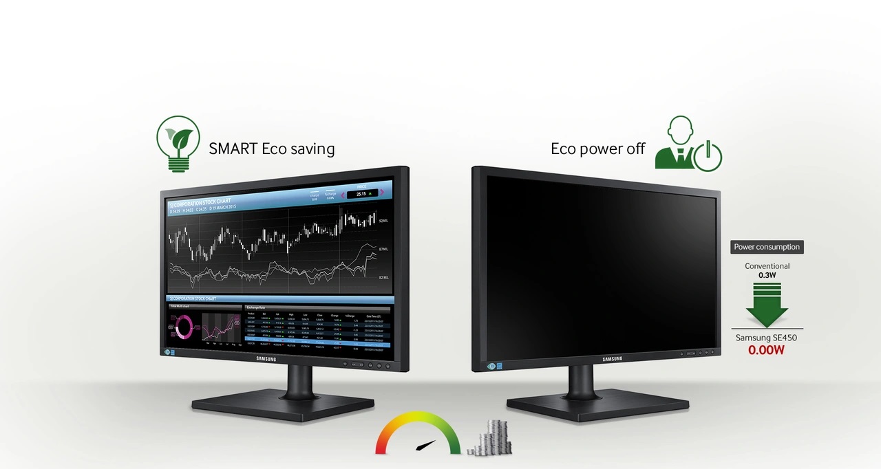 Nieuwsbrief actie Samsung 24" monitor S24E450B Full HD