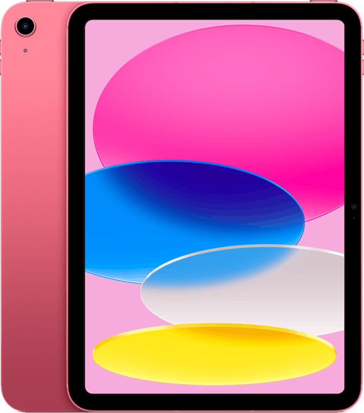 Nieuwstaat Apple iPad 10 (model 2022) roze 64GB 10.9" WiFi (4G) + 12 maanden garantie