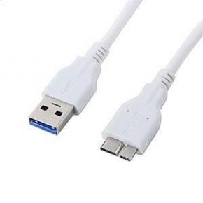 ADJ 320-00017 USB 3.0 kabel, Type A / Micro USB Type B M/M 2m White Blister